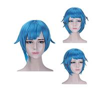 Wig For Arcane Cosplay Wigs Game Arcane Cosplay Blue Heat Resistant Synthetic Hair Juvenile And Junior Woman Hair Wig OneSize onlywigA