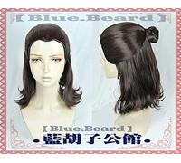 Wig for Arya Stark Cosplay perruque une chanson de glace et de feu femmes perruque de cheveux bruns noirs cheveux synthétiques + chapeau de perruque