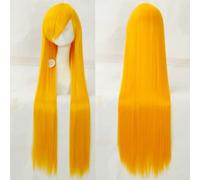 Wig for Carnival Nightlife CluI Party Dress Up Wig Cosplay Wig Universal 100Cm Color Long Straight Hair Cos Anime High Temperature Wire 099 Color:Rose Net 080 [1 Meter]