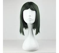 Wig for Chihiro Nigihayami Kohakunushi Fate Zero Waver Velours Vert Court Bob Cheveux Synthétiques Cosplay Halloween + Chapeau de Perruque Gratuit