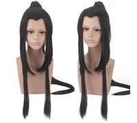 Wig for cosplay wig, magic way, anime, ancestor, Yiling, ancestor, Wei Wuxian, Lan Wangji, Wang Jijiang, costume, Cheng boy color: PL-332 (main body +80CM tiger clip)