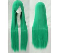 Wig for cosplay wig universal 100CM color long straight hair cos anime high temperature wire 099 color:玫瑰网033[1 meter]