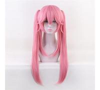 Wig for Destin/Grand Ordre Serviteur Cosplay Perruque avec Clip sur Ponytails Tamamo No Mae Rose Postiche Anime Costume Perruques pour Femmes KUMZ5439 KU125