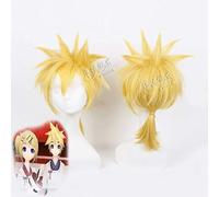Wig for Fashion Trend For Daily Use Light Gold Anti-Alice Fanfeng Brother Kagane With Cosplay Anime Wig 299-2