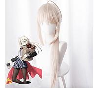Wig for FGO Fate Grand Order 3th Cosplay Perruques Sabre Altria Pendragon Cosplay Perruques Résistant À La Chaleur Synthétique Anime Cosplay Perruque Halloween