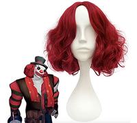 Wig for Game V Cosplay Perruque Clown Cosplay Perruque Résistant À La Chaleur Synthétique Anime Cosplay Perruque Halloween Party