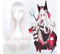 Wig for Jeu Azur Lane Cosplay perruques HMS Erebus Cosplay résistant à la chaleur perruques synthétiques Halloween carnaval fête femmes perruques
