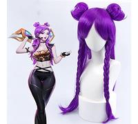 Wig for Jeu LOL Cosplay perruques KDA Kaisa Cosplay perruque résistant à la chaleur perruque de cheveux synthétiques Halloween carnaval fête femmes Cosplay perruque