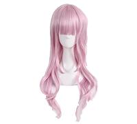 Wig For Kaguya-sama: Love Is War Chika Fujiwara Cosplay Wig 55cm Long Cherry Pink Heat Resistant Synthetic Hair Wig + Wig Cap Onlywig