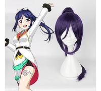 Wig for L'amour de l'anime en direct ! Ensoleillement!! Cosplay Perruques Kanan Matsuura Cosplay Perruque Résistant À La Chaleur Synthétique Perruque Cheveux Halloween Carnaval Fête
