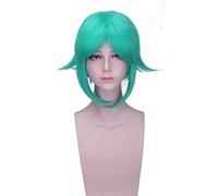 Wig for Land of the Lustrous Houseki no Kuni Rutile Cosplay Wig pour halloween Moitié rouge moitié jaune Cheveux synthétiques Rutile Cosplay Perruques Taille unique Phosphophyllite 135