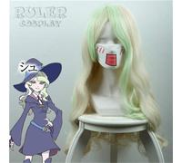 Wig for Little Witch Academia Diana Cavendish Anime Cosplay Perruque longue + bonnet gratuit