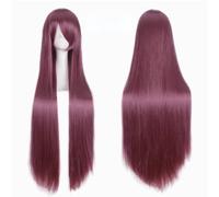 Wig for Perfect for everyday parties Cosplay Wig Universal 100Cm Color Long Straight Hair Cos Animation High Temperature Wire 099 Color:Rose Net 048 [1 Meter]