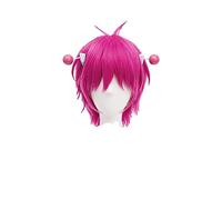 Wig For Tokyo Anime The Disastrous Life of Saiki K. Saiki Kusuo Cosplay Wig Short Pink Synthetic Hair with Hairpins +Wig Cap OneSize wig+hairpins