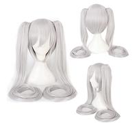 Wig for VOCALOID Hatsune Miku Sakura Snow Senbon Zakura Femmes Longues Queues De Cheval Perruque Cosplay Costume Résistant À La Chaleur Synthétique Cheveux Perruques 20