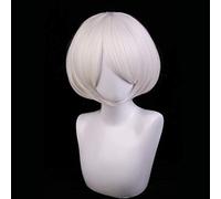 Wig for YoRHa No.2 Type B 2BYoRH 2A 9S 2B Perruque Cosplay Perruque NieR: Automata Costume Jouer Perruques Costumes Cheveux + Chapeau de Perruque Gratuit