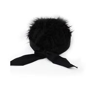 Wig Hat, Perruque avec Chapeau Easy Put Off and Go Wigs Band Band pour le Cosplay Party et Utilisation Quotidienne (BLACK)