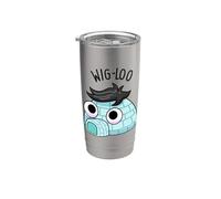 Wig-Loo Jeu de mots igloo drôle Gobelet isotherme en acier inoxydable double paroi