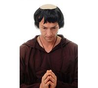 WIG ME UP - 90776-ZA103 Perruque Hommes Carnaval Halloween Moin Abbé Moyen-Âge