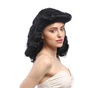 WIG ME UP - 91020-ZA103 Perruque Dames Carnaval Noir Rockabilly Southern Southern Belle 1950