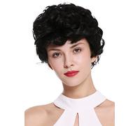 WIG ME UP - DW-2740-1 Perruque dame courte bouclée noire