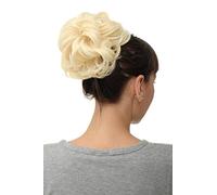 WIG ME UP - Extension chignon fourni volume natte queue de cheval blond platine Q840-613