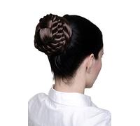 WIG ME UP - Extension sophistiquée natte tressée chignon brun TC2041-8