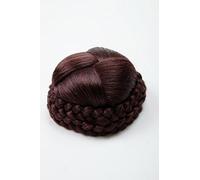 WIG ME UP - N796-2+33/35M Chignon extension sophistiqué tressé peigne mélange brun noir acajou brun-rouge