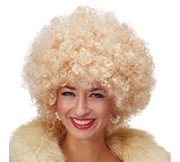 WIG ME UP - Perruque Afro, Blond Lumineux, Style Hair Tokyo, Funk, Disco PW0011-P02