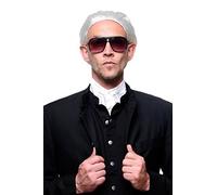 WIG ME UP - Perruque avec Une Tresse Blanc Adulte Homme 4287-P68