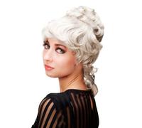 WIG ME UP - Perruque dame qualité baroque colonial choucroute gris L.COLONIAL.Lady-101