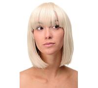 WIG ME UP - Perruque dame wig sexy coupe carrée lisse mélange de blond clair et blond doré 25 cm 7803-303/220