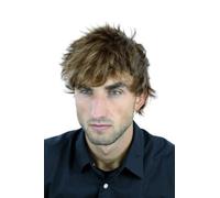 WIG ME UP - Perruque homme courte rebelle juvénile brun clair mèches blond foncé roux WL-2072-18/30