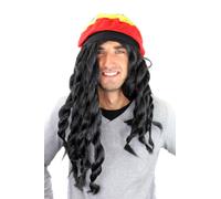 WIG ME UP Perruque Noir Tresses Rasta Pseudo Dreadlocks 68901