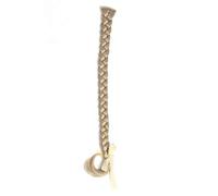 WIG ME UP - SA101-22 Natte tressée avec pince clip longueur 50cm blond clair