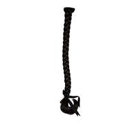 WIG ME UP - SA101-3 Queue de cheval tressée avec clip long 50cm Marron foncé