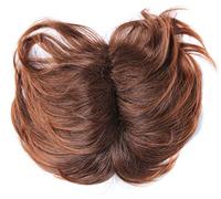 WIG ME UP - TYP-432-10BTM30 postiche toupet épaississement des cheveux haut de la tête clips brun rouge mèches dames hommes