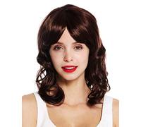 WIG ME UP - VK-52-33H27 Perruque dame longue bouclée acajou brun mèches blond