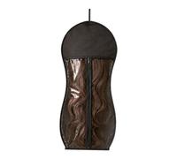 Wig Storage Bag, Dust Proof Zipper Closure Hanger Organizer, Clear Window Hair Extension Storage Case For Dorm College Room Travel Closet Cosplay Household Moving Wall Cabinet Wardrobe Protection Use