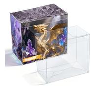 Wigearss 10 Pièces Boîtes de Protection pour Pokémon Booster Box, Boîtes de Rangement en PET Compatibles avec la Pokémon Booster Box
