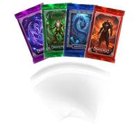 Wigearss 100 Pièces Card Sleeves pour Pokémon Booster Packs, Manches pour Cartes, Manches de Protection pour Pokémon Booster Packs, 70 x 120 mm