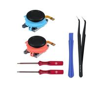 Wigearss 2 Pièces Joystick Analogique à Effet Hall de Remplacement et Kit d'Outils de Réparation pour Manette Nintendo Switch 2