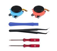 Wigearss 2 Pièces Joystick Analogique à Effet Hall de Remplacement et Kit d'Outils de Réparation pour Manette Nintendo Switch 2