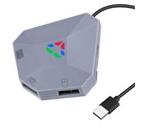 Wigearss Adaptateur Convertisseur pour Clavier et Souris, avec Port Type-C et Indicateurs LED, Compatible avec Nintendo Switch, PS3, PS4, Xbox One/S/X, Xbox Series S/X
