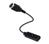 Wigearss Adaptateur de Câble de Charge USB Type-C Femelle Compatible avec les Consoles GBA SP, Nintendo DS - Noir(18cm)