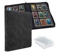 Wigearss Album pour Cartes à Collectionner 216 Toploaders, 9 Compartiments pour Cartes Rigides de 3'' x 4'', Classeur pour TCG, Album à Collectionner pour Cartes MTG/TCG