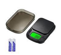 Wigearss Balance Numérique de Précision, 500g/0.01g de Précision, Mini Balance de Précision avec Écran LCD Rétroéclairé, Balance Numérique Mini pour Cuisine, Café en grains, Poudres, Bijoux, Or - Noir