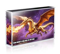 Wigearss Boîte Magnétique de Protection, Boîte de Rangement en Acrylique pour Pokémon Team Rocket's Moltres ex Ultra-Premium Collection