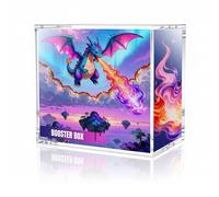 Wigearss Boîte Magnétique de Protection pour Pokemon Booster Box, Boîte de Rangement en Acrylique Compatible avec la Pokemon Booster Box