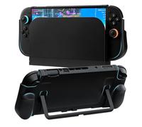 Wigearss Coque pour Nintendo Switch 2, Étui Ergonomique antidérapant en TPU, Accessoire pour Nintendo Switch 2, Compatible avec Dock - Noir